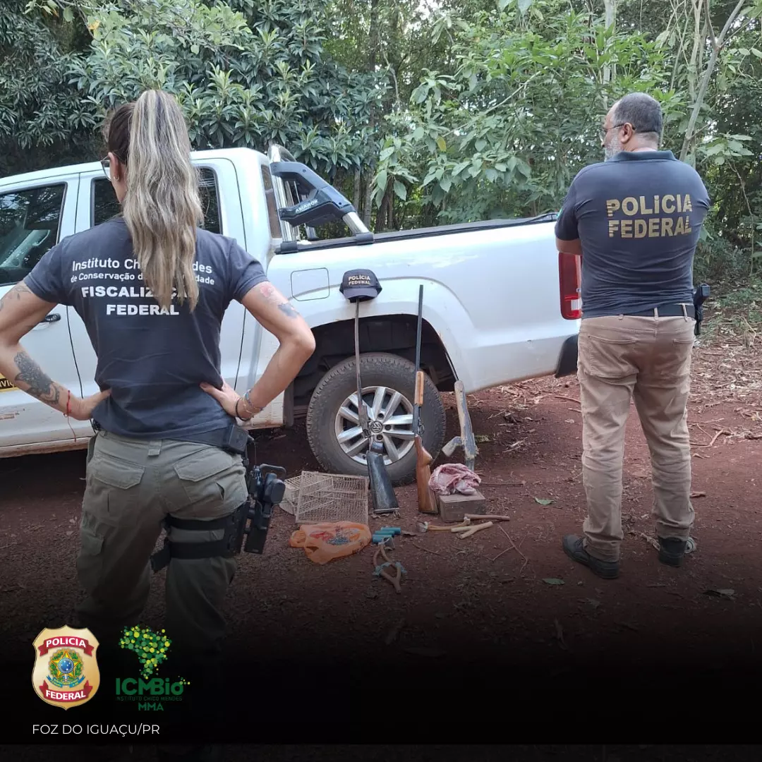 PF e ICMBio localizam arena de rinha de galo e animais com maus tratos em Capanema